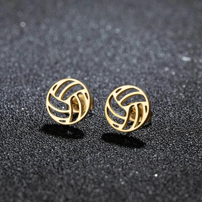 Colar + Brincos Bola de Vôlei
